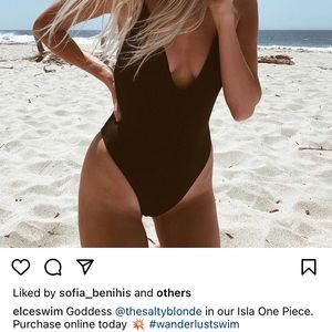 Wanderlust Swim - One Piece - Medium - Black